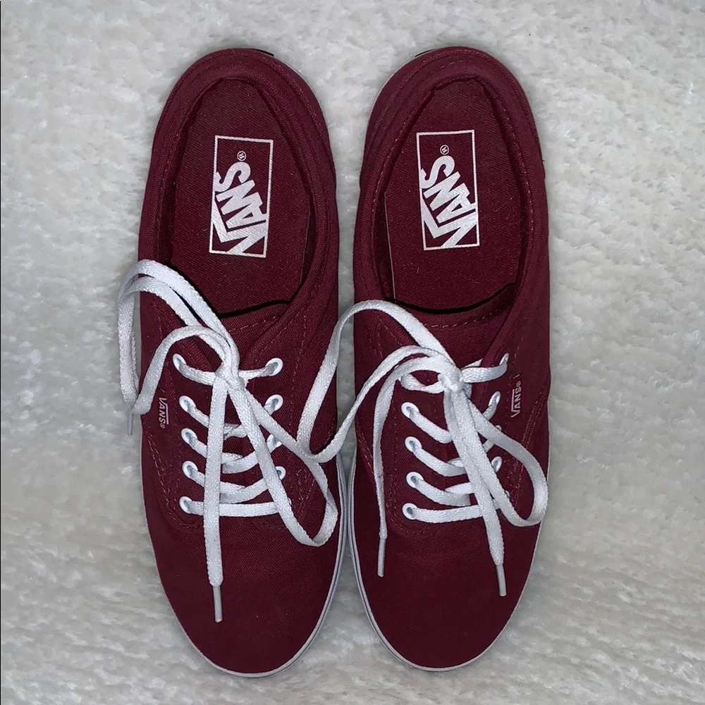 Vans Burgundy Sneakers - Picture 2 of 7